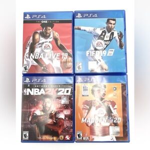 EA Sports PS4 Game Set - Blue Cases